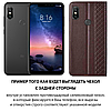 Чохол книжка з натуральної шкіри магнітний протиударний для XIAOMI Redmi NOTE 6 Pro "BOTTEGA", фото 3
