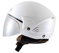 Мотоциклетный шлем открытый KYT COUGAR белый размер L, YSCG00W3.L