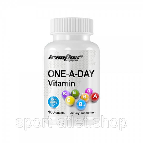 Вітаміни та мінерали IronFlex IronFlex One A Day, 100 таблеток