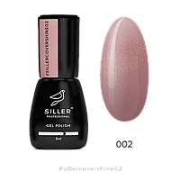 Siller Cover Shine Base No2 — камуфлювальна база з мікроблоском, 8 мл