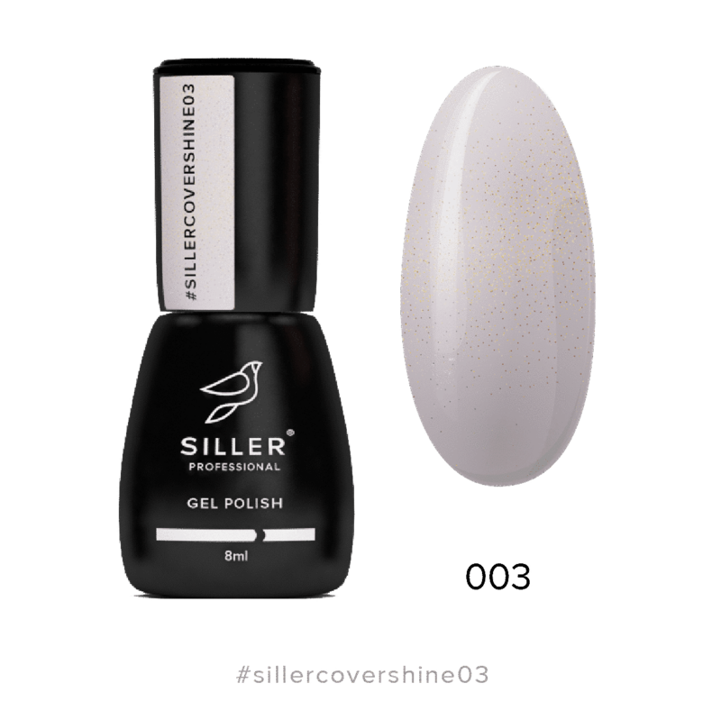 Siller Cover Shine Base No3 — камуфлювальна база з мікроблеском, 8 мл