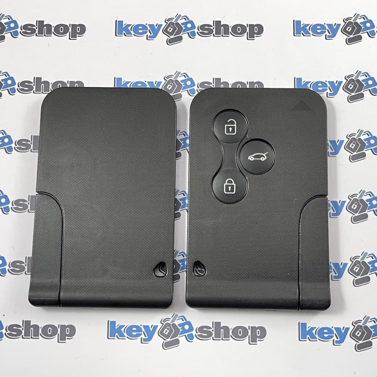 Ключ Карта Renault Megane Scenic (Рено Меган Сценик) 3 Кнопки, ID 46 ...