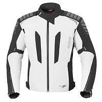 Куртка мужская мотоциклетная бело-черная, размер 48, BUSE Marino STX, 118567.48