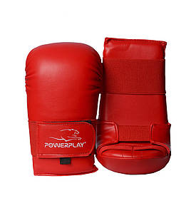 Рукавиці для карате PowerPlay 3027 Червоні L