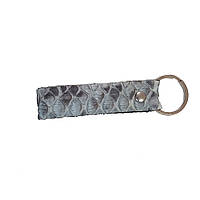 Брелок LOCKER's Trinket з шкіри пітона блакитний