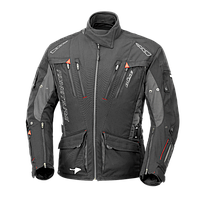 Куртка мотоциклетная черно-серая, размер 50, BUSE Adventure STX, 112500.50