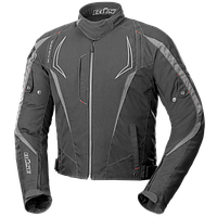 Куртка мотоциклетная мужская черно-серая, размер 3XL, BUSE San Remo, 115370.3XL