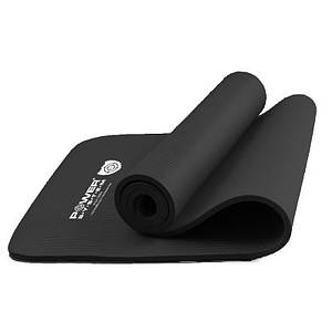 Килимок для йоги та фітнесу Power System PS-4017 NBR Fitness Yoga Mat Plus Black (180х61х1)