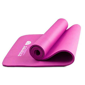 Килимок для йоги та фітнесу Power System PS-4017 NBR Fitness Yoga Mat Plus Pink (180х61х1)
