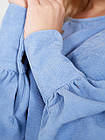 Сукня вельветове 1242 (42, 44, 46, 48) (кольори: сірий, блакитний, гірчиця, бежевий, чорний, бордо) СП, фото 4