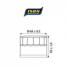 МАСЛЯНИЙ ФІЛЬТР ISON147