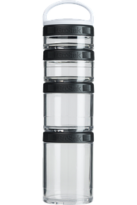 Контейнер спортивний BlenderBottle GoStak Starter 4 Pak Black (ORIGINAL)