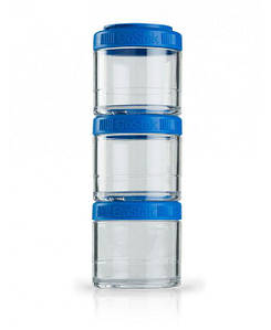 Контейнер спортивний BlenderBottle GoStak 3 Pak Blue (ORIGINAL)