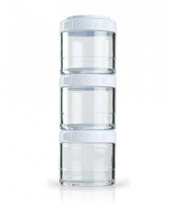 Контейнер спортивний BlenderBottle GoStak 3 Pak White (ORIGINAL)