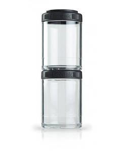Контейнер спортивний BlenderBottle GoStak 2 Pak Black (ORIGINAL)