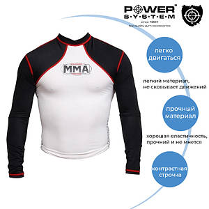 Рашгард для MMA Power System 008 Combat M White/Black