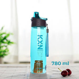 Пляшка для води CASNO 780 мл KXN-1180 Блакитна