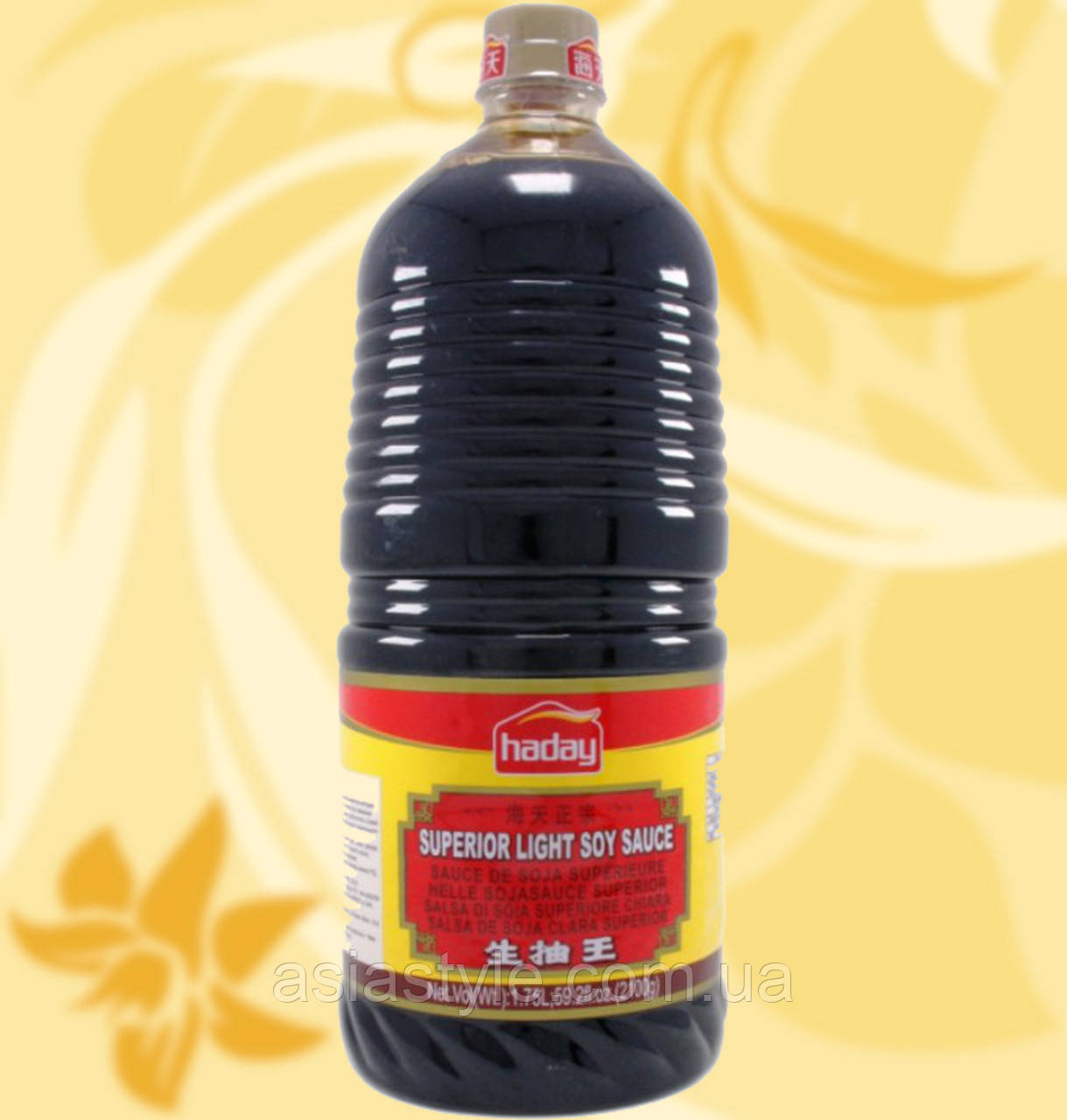 Соус соєвий світлій, Соус соєвий світлий, Light soya sauce, Haday, Китай, 1.75л, Ч
