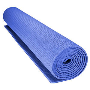 Килимок для йоги та фітнесу Power System PS-4014 PVC Fitness-Yoga Mat Blue (173x61x0.6)