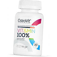 Витамины и минерали OstroVit Vit Min 100% 30 таб