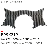 PRINT НАКЛЕЙКА НА РУЛЕВУЮ ПОЛКУ Kawasaki ZZR1400 2006/2011