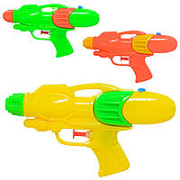 Водяной пистолет M 5899 (200шт) размер маленький, 19см, 3цвета, в кульке, 11-19-3,5см