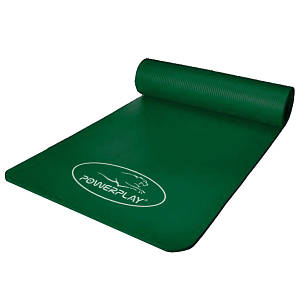 Килимок для йоги та фітнесу PowerPlay 4151 NBR Performance Mat Зелений (183x61x1.5)