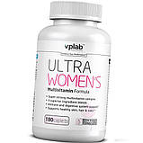 Вітаміни та мінерали для жінок VP laboratory Ultra Women's 180 таб, фото 6
