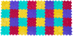 Масажний килимок Ортек Пазли "Математика" 32 елемента