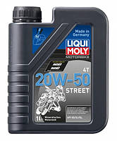 LIQUI MOLY МОТОРНЕ МАСЛО ДЛЯ МОТОЦИКЛІВ МІНЕРАЛЬНЕ 20W50 Street 1 ЛІТР