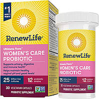 Renew Life Ultimate Flora Women's Care Probiotics 30 кап (4384303949)