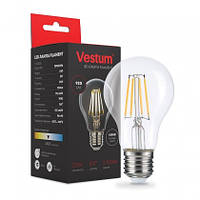 Лампа LED Vestum филамент A60 E27 7,5Вт 220V 4100K