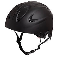 Шлем горнолыжный с механизмом регулировки MS-6288 черный матовый M (55-58)