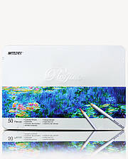 Олівці кольорові Marco Raffine 50 кольорів металевий пенал 7100-50TN, 245268