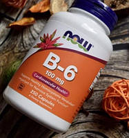 Вітаміни В6 NOW Foods B-6 100 мг капсул 250