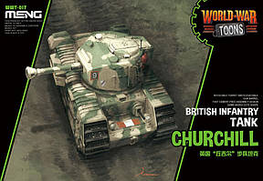 Christianhill британський піхотний танк (World War Toons series). MENG MODEL WWT-017