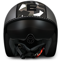 Мотоциклетный шлем MOMO BLADE титановый серо-камуфляжный, размер ML, BLADE.МАТОВЫЙ.TITCAMO.мл