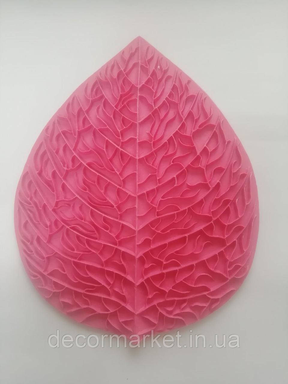 Молд "Лист Універсальний" великий 30х24 см для паросткових квітів, фото 1