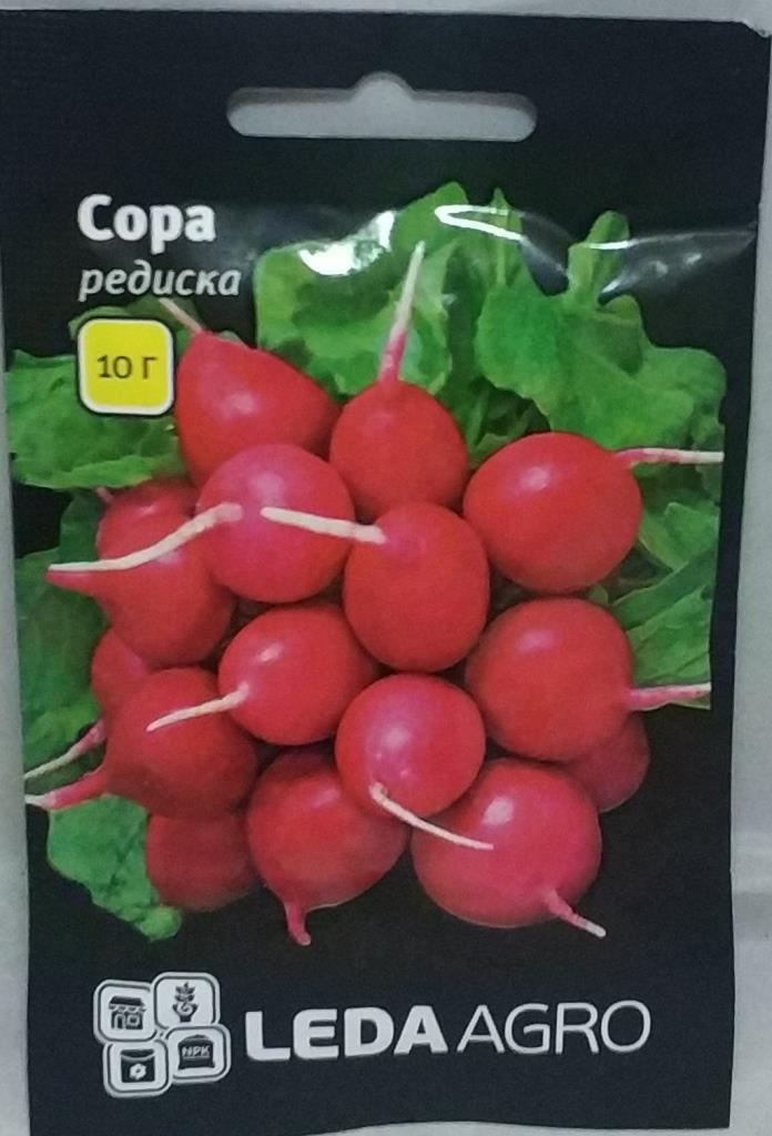 Насіння редиски Сора 10г Леда Агро