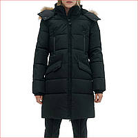 Женская парка NOIZE Addie Faux Fur-Trim Quilted Parka ОРИГИНАЛ (размер М) черная