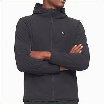 Чоловіча кофта на замку Calvin Klein Performance Technical Stretch Logo Hooded Jacket ОРИГІНАЛ (Розмір S, XL)