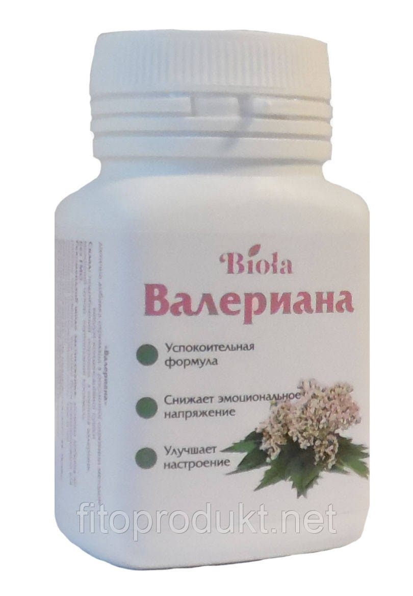 Валеріана натуральний природний заспокійливий засіб No24 Біола, фото 1