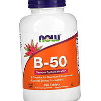 Вітамін У комплекс Now Foods B-50 250 таб Нау Фудс