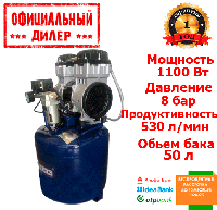 Компрессор безмасляный Odwerk TOF 1150 V (1100Вт, 530 л/мин, 50 л) YLP