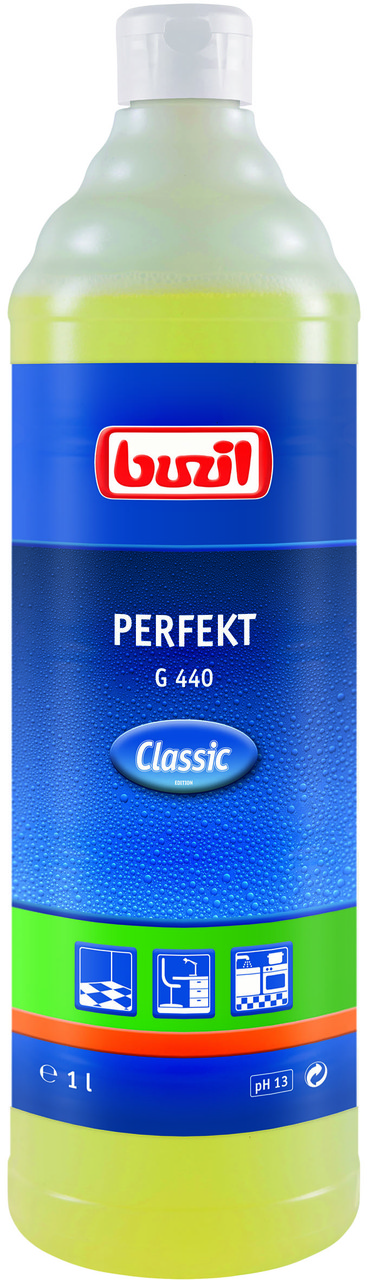 G440 Perfekt, концентрований сильнодіючий лужний засіб, Buzil