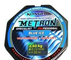 Волосінь Konger METRON SPECIALIST PRO BLUE ICE 30м (колір - блакитний), фото 1