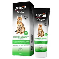 Фитопаста AnimAll VetLine Urinary для предотвращения заболеваний мочевыделительной системы у кошек, 100 г