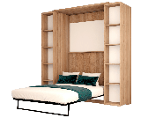 Шафа ліжко бібліотека. Ліжко трансформер. Спальне місце 120*200