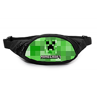 Друк на сумках-бананка, бананка "Майнкрафт. Кріпер"