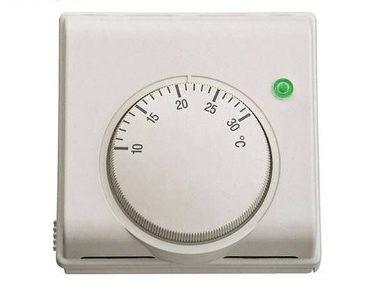 GLORYAL WSK-7B-2 терморегулятор механічний 16 А настінний для опалення, фото 1